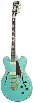 Halvakustisk gitarr D'Angelico Excel DC Shoreline (with Bigsby) Surf Green - 2