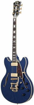 Halvakustisk gitarr D'Angelico Excel DC Shoreline (with Bigsby) Ocean Blue - 2
