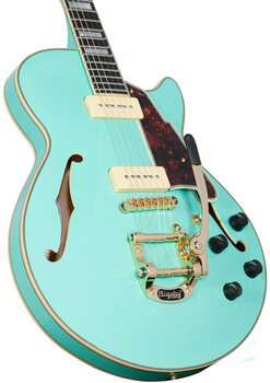 Semi-Acoustic Guitar D'Angelico Excel SS Shoreline Surf Green - 4