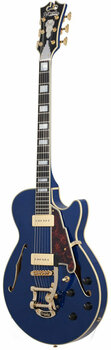 Halvakustisk gitarr D'Angelico Excel SS Shoreline (with Bigsby) Ocean Blue - 2