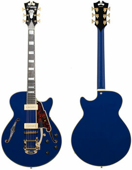 Halvakustisk gitarr D'Angelico Excel SS Shoreline (with Bigsby) Ocean Blue - 5