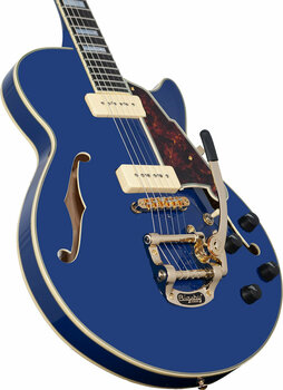 Halvakustisk gitarr D'Angelico Excel SS Shoreline (with Bigsby) Ocean Blue - 6