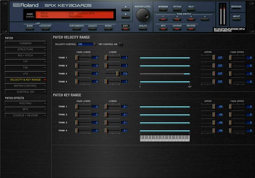 Софтуер за студио VST Instrument Roland SRX KEYBOARDS Key (Дигитален продукт) - 5