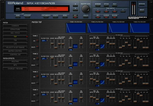 Virtuális hangszer Roland SRX KEYBOARDS Key (Digitális termék) - 8