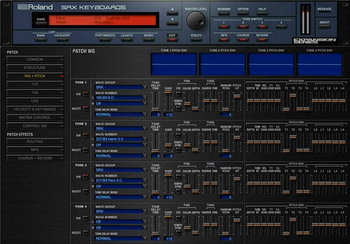 Logiciel de studio Instruments virtuels Roland SRX KEYBOARDS Key (Produit numérique) - 19