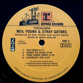 Vinyl Record Neil Young & The Stray Gators - Tuscaloosa (Live) (2 LP) - 4