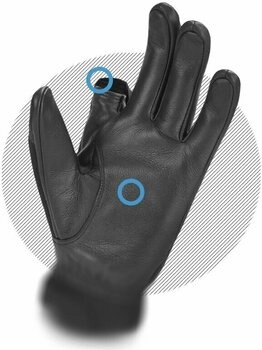 Cyklistické rukavice Sealskinz Waterproof All Weather Shooting Glove Olive Green/Black M Cyklistické rukavice - 4