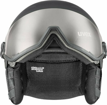 Kask narciarski UVEX Wanted Visor Pro V Black Mat 54-58 cm Kask narciarski - 3