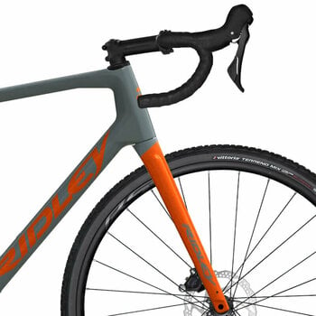 Gravel / Cyclocross kerékpár Ridley Grifn 12-Speed-Shimano GRX 800 2x12 Rich Orange Metallic S Shimano 2023 - 2