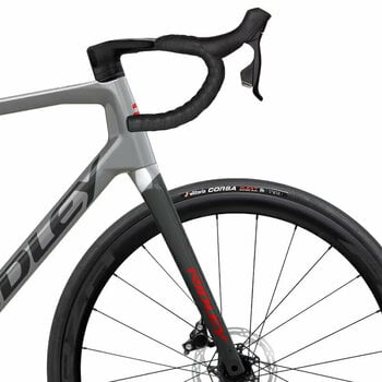Bicicleta de gravilha/ciclocross Ridley Grifn 12-Speed-Shimano GRX 800 2x12 Elephant Grey/Red S Shimano 2023 - 3