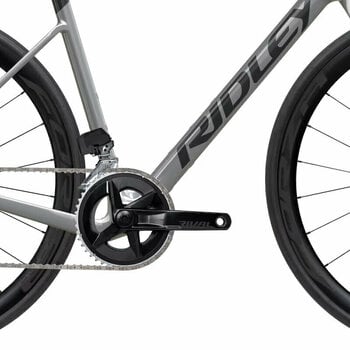Bicicleta de gravilha/ciclocross Ridley Grifn 12-Speed-Shimano GRX 800 2x12 Elephant Grey/Red S Shimano 2023 - 6