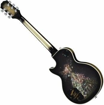 Guitare électrique Epiphone Adam Jones Les Paul Custom Art Heffernan Antique Silverburst - 2