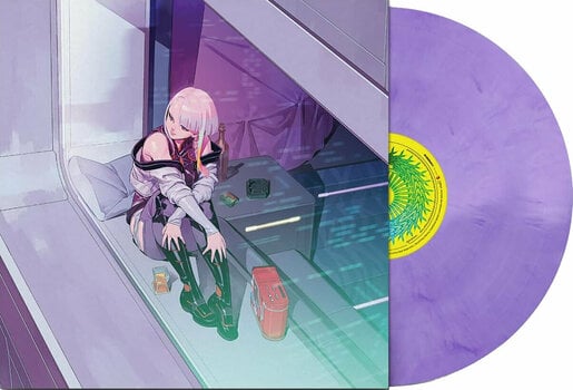 Vinyl Record Yamaoka, Akira & Marcin P - Cyberpunk: Edgerunners (Original Series Soundtrack) (Marbled Purple & White Coloured) (LP) - 2