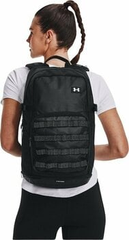 Lifestyle Backpack / Bag Under Armour Triumph Sport Backpack Black/Metallic Silver 21 L Backpack - 12