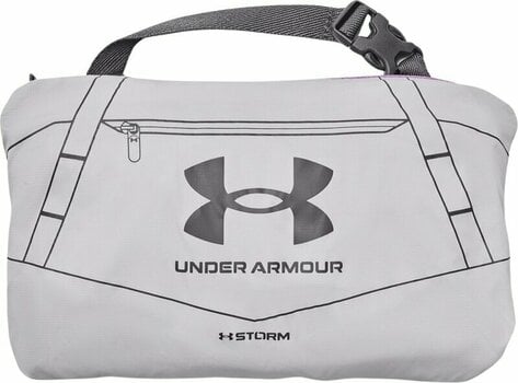 Lifestyle batoh / Taška Under Armour UA Hustle 5.0 Packable XS Duffle Gray/Provence Purple/Castlerock 25 L Sportovní taška - 3
