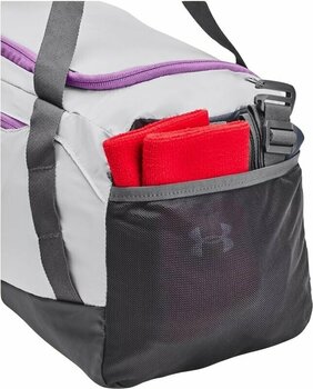 Lifestyle ruksak / Torba Under Armour UA Hustle 5.0 Packable XS Duffle Gray/Provence Purple/Castlerock 25 L Sport Bag - 6