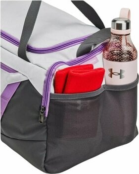 Rucsac urban / Geantă Under Armour UA Undeniable 5.0 Small Duffle Bag Halo Gray/Provence Purple/Castlerock 40 L Sport Bag - 6