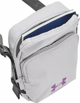 Plånbok, Crossbody väska Under Armour UA Loudon Lite Crossbody Halo Gray/Castlerock/Provence Purple Crossbody väska - 4