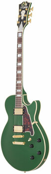 Semi-Acoustic Guitar D'Angelico Deluxe SS Stop-bar Matte Emerald - 2