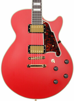 Semi-Acoustic Guitar D'Angelico Deluxe SS Stop-bar Matte Cherry - 3