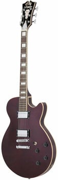 Semi-Acoustic Guitar D'Angelico Premier SS Stop-bar Trans Wine - 2
