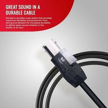 Hangfal kábel Monster Cable Prolink Studio Pro 2000 Fekete 0,9 m - 3