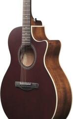 guitarra eletroacústica Ibanez AE100-BUF Burgundy guitarra eletroacústica - 4