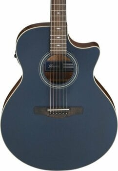 elektroakustisk gitarr Ibanez AE100-DBF Dark Tide Blue Flat - 4