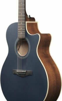 electro-acoustic guitar Ibanez AE100-DBF Dark Tide Blue Flat - 5