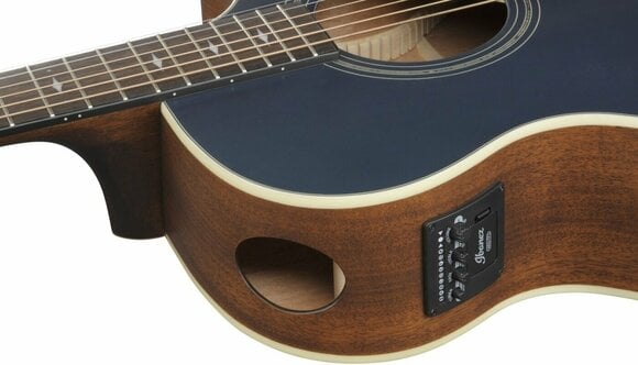 elektroakustisk guitar Ibanez AE100-DBF Dark Tide Blue Flat - 8
