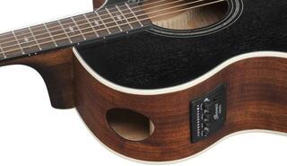guitarra eletroacústica Ibanez AE140-WKH Weathered Black guitarra eletroacústica - 6