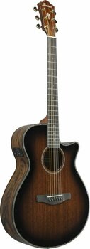 elektroakustisk gitarr Ibanez AEG74-MHS Mahogany Sunburst - 3