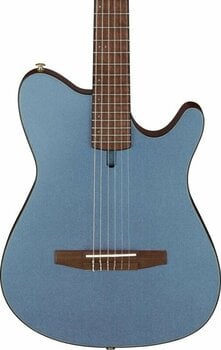 Guitare acoustique-électrique Ibanez FRH10N-IBF Indigo Blue Metallic - 4