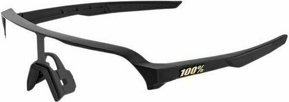 Cykelbriller 100% S2 Matte Black/Soft Gold Mirror Cykelbriller - 4