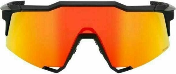 Cycling Glasses 100% Speedcraft Soft Tact Black/HiPER Red Multilayer Mirror Lens Cycling Glasses - 2