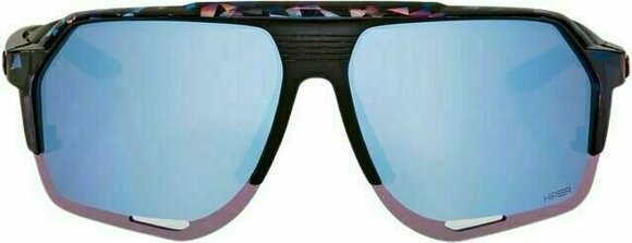 Óculos de ciclismo 100% Norvik Black Holographic/HiPER Blue Multilayer Mirror Óculos de ciclismo - 2
