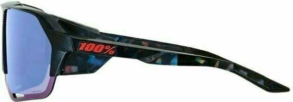 Cycling Glasses 100% Norvik Black Holographic/HiPER Blue Multilayer Mirror Cycling Glasses - 3