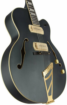 Semi-Acoustic Guitar D'Angelico Deluxe 59 Matte Midnight - 5