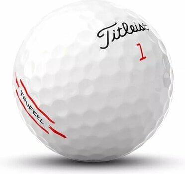 Golf žogice Titleist TruFeel 2024 White - 4