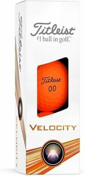 Нова топка за голф Titleist Velocity 2024 Orange - 4