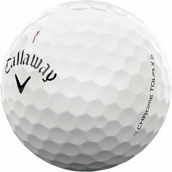 Нова топка за голф Callaway Chrome Tour X White Golf Balls Basic - 2