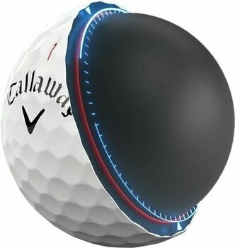 Golf žogice Callaway Chrome Tour X White Golf Balls Basic - 5