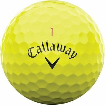 Golf Balls Callaway Chrome Tour X Yellow Golf Balls Basic - 3