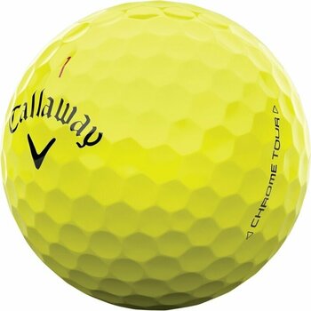 Нова топка за голф Callaway Chrome Tour Yellow Golf Balls Basic - 2