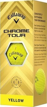 Μπάλες Γκολφ Callaway Chrome Tour Yellow Golf Balls Basic - 4