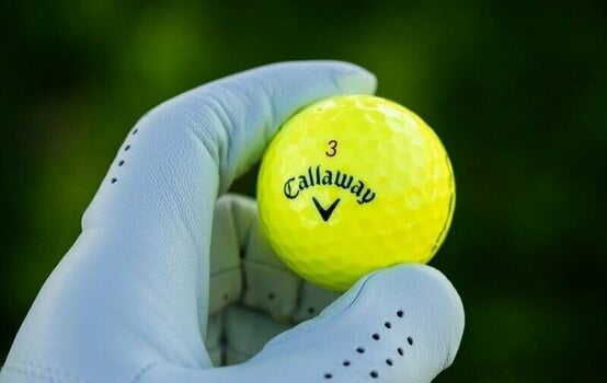 Нова топка за голф Callaway Chrome Tour Yellow Golf Balls Basic - 5