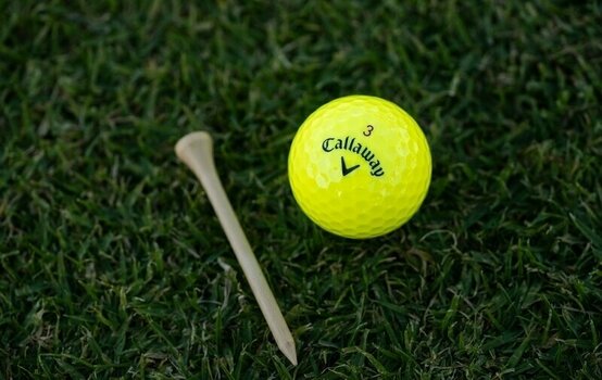 Piłka golfowa Callaway Chrome Tour Yellow Golf Balls Basic - 8