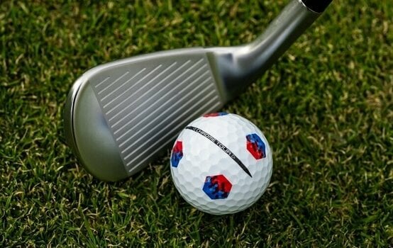 Golfball Callaway Chrome Tour White Golf Balls Red/Blue TruTrack - 9