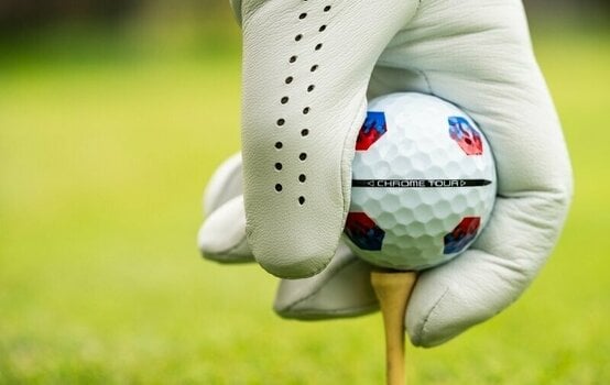 Piłka golfowa Callaway Chrome Tour White Golf Balls Red/Blue TruTrack - 11