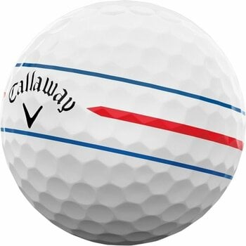Нова топка за голф Callaway Chrome Soft 2024 White Golf Balls 360 Triple Track - 2